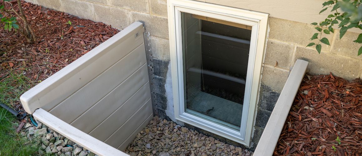 Image of basement window.