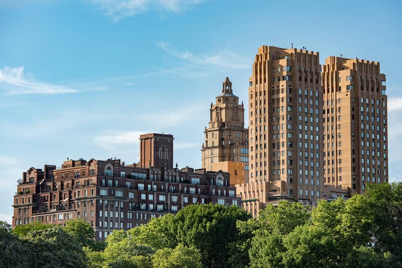 Dakota building in New York.