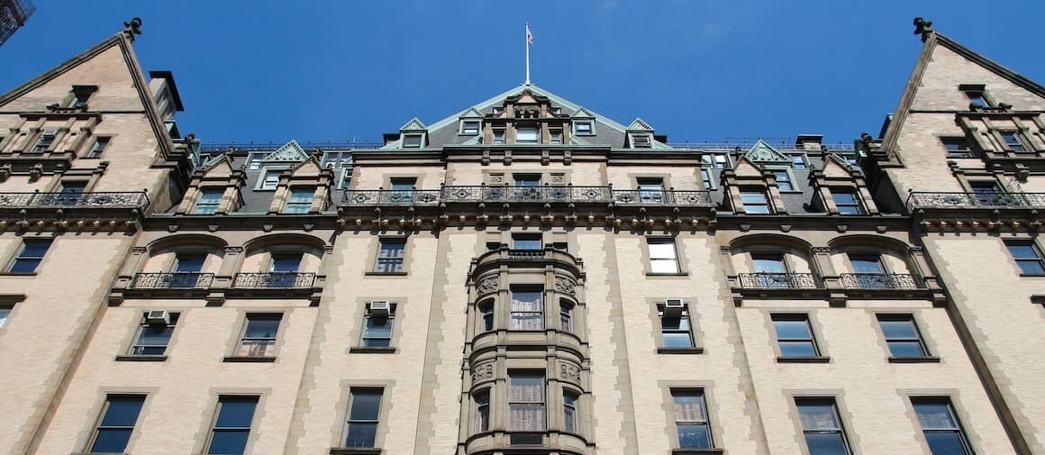 Dakota Building up close.