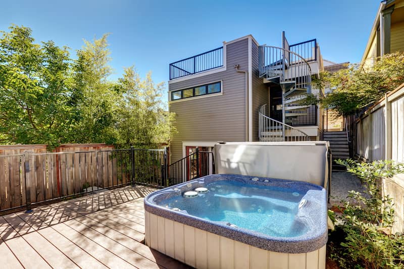 Build a pool or hot tub.