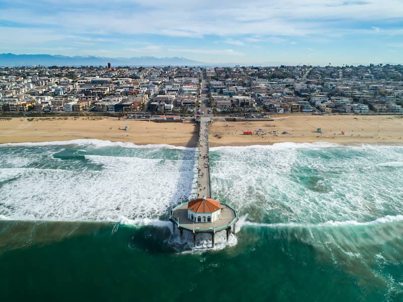 Manhattan Beach Pier, CA.