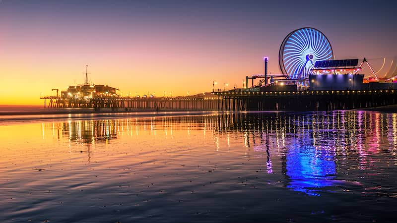 Santa Monica Pier.