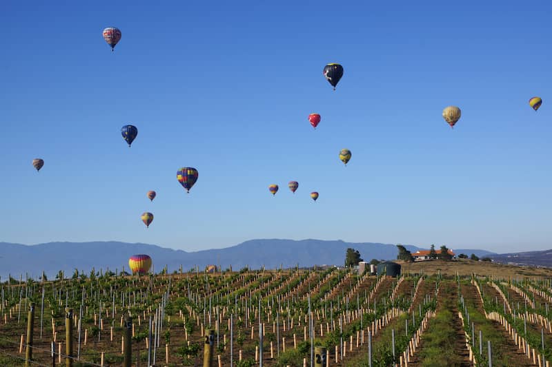Hot air balloon festival, Temecula, CA.