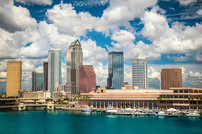 Tampa, Florida skyline.