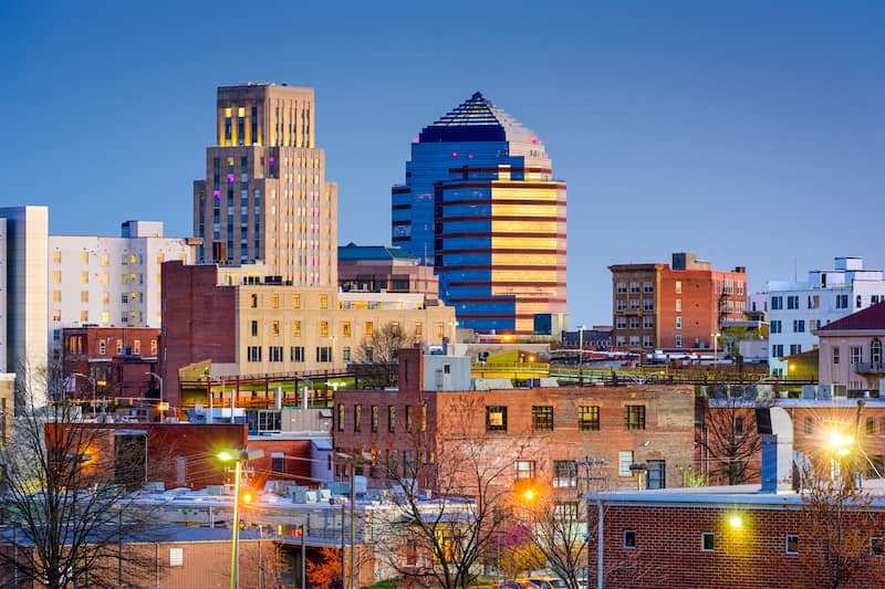Durham, North Carolina skyline