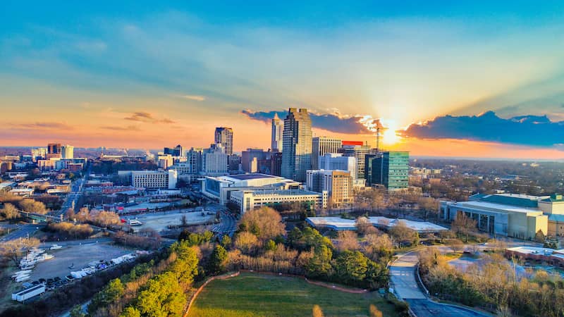 downtown Raleigh North Carolina