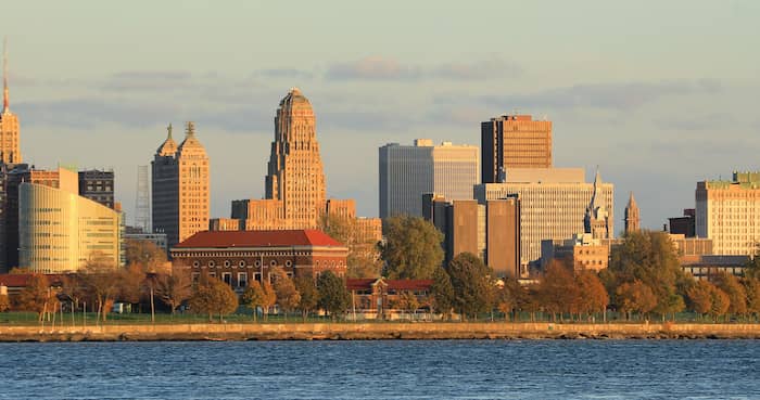 Buffalo Skyline Across Niagara