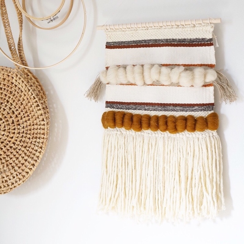 Handmade craft wall hanging.
