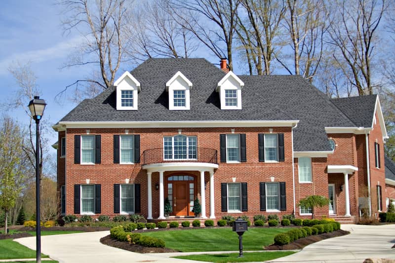 Red Brick Mansion Home
