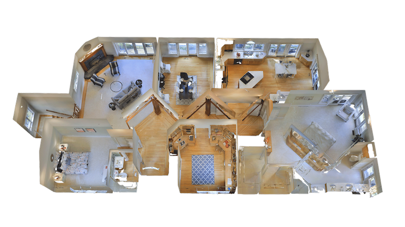 3D virtual tour dollhouse view – Credit: Hommati