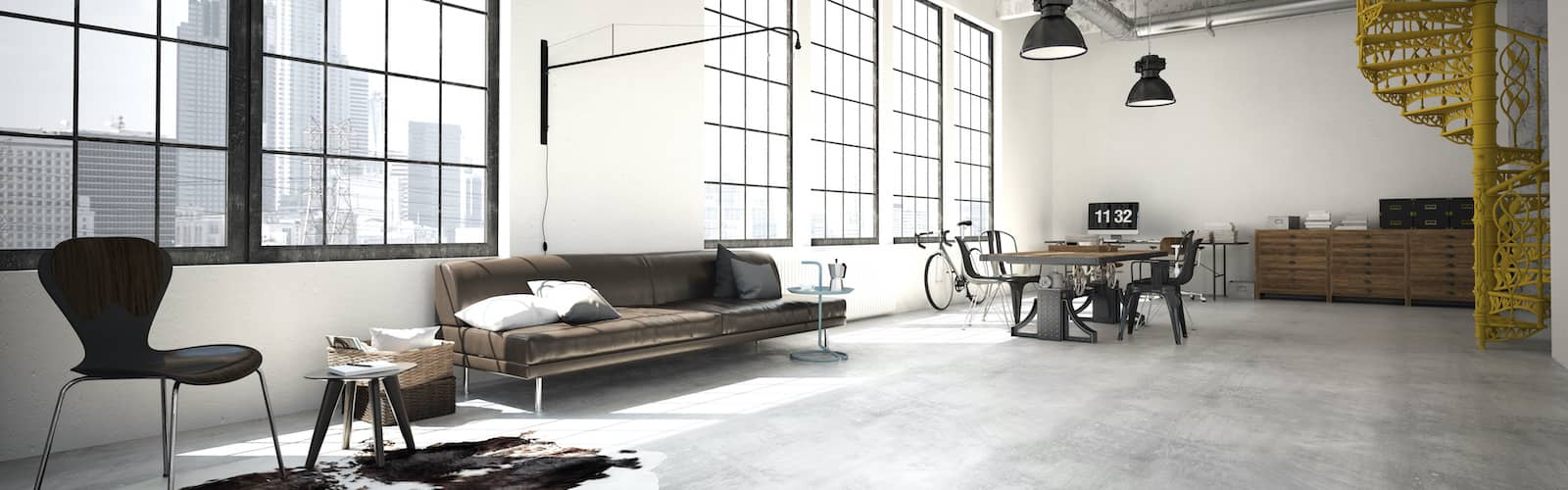 Open Loft In City