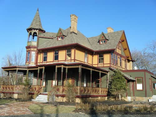 The most haunted house in America, The Kreischer Mansion in Staten Island, New York