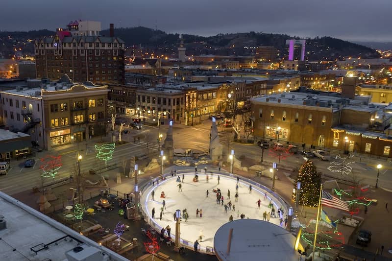 Christmas lights in Rapid City, South Dakota