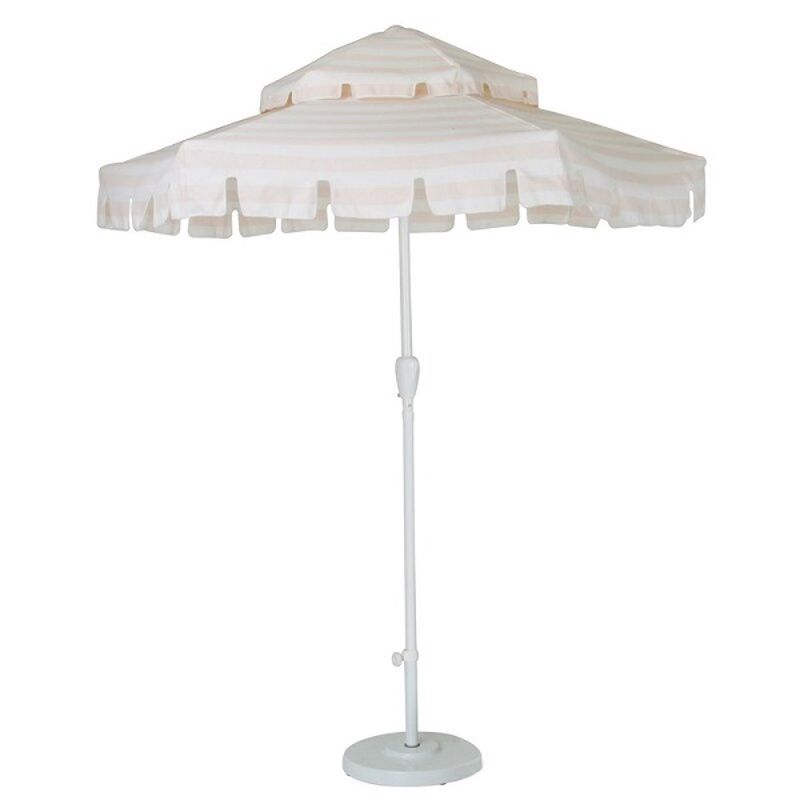 large white umbrella