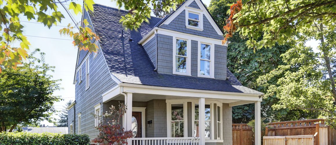 Large American home.